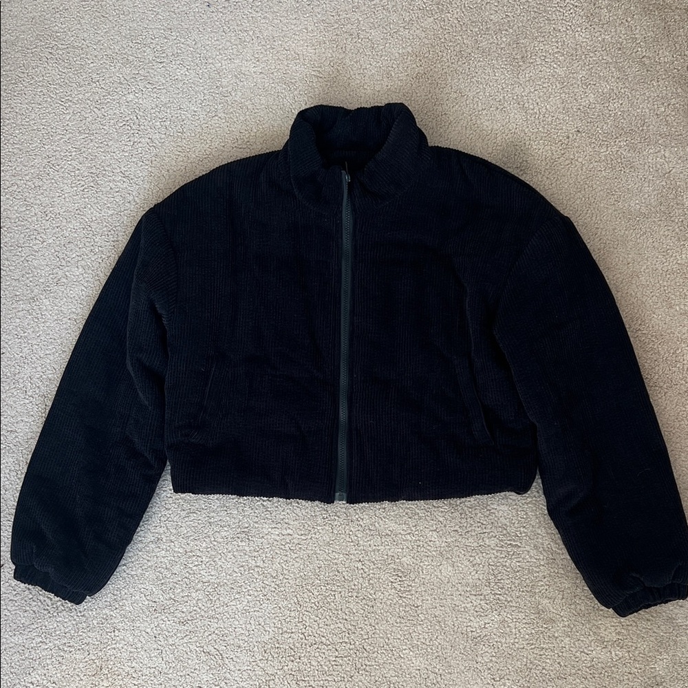 SHEIN Cropped Puffer Jacket